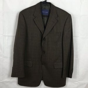 Tommy Hilfiger, Brown, Size 38 S, Pure Virgin Wool Dinner Jacket